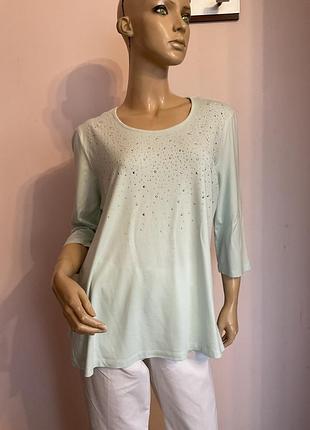 Вискозная фирменная блузка/44-46/ brend canda