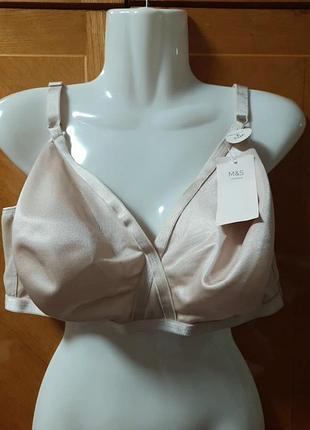 Новый базовый бюстгалтер р.42 dd 95 e от marks &amp; spencer, без поролона, без косточек