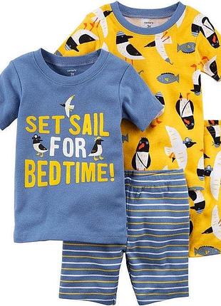 🩵 оригинальный комплект пижам carter's с чайками 🩵