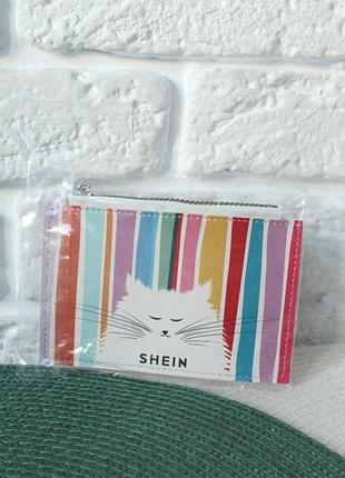 Картхолдер shein з милим котиком. новий