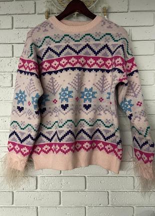 Женский сильный вязаный свитер boohoo