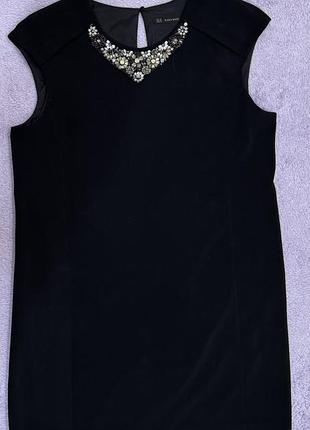Жінача маленька чорна сукня zara basic