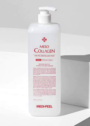Антивозрастной коллагеновый тонер для лица medi-peel meso collagen toner 1000 ml