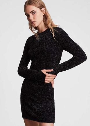 Коротка міні вечірня коктельна сукня з люрексном блискітками блиском calze del mondo