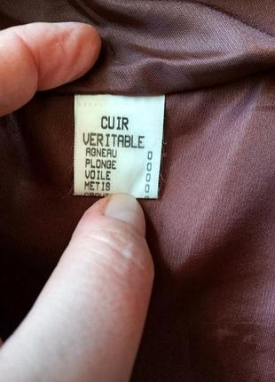 Шкіряний плащ куртка 5