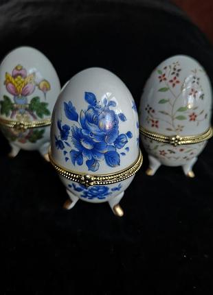 Фарфор порцеляна яйця писанки шкатулка