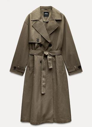 Новинка! неймовірно стильний тренч, плащ від іспанського бренда zara.
