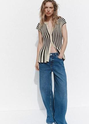 Ажурний кардиган жіночий zara new
