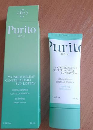 Сонцезахисний лосьйон purito seoul wonder releaf centella daily sun lotion 60 ml