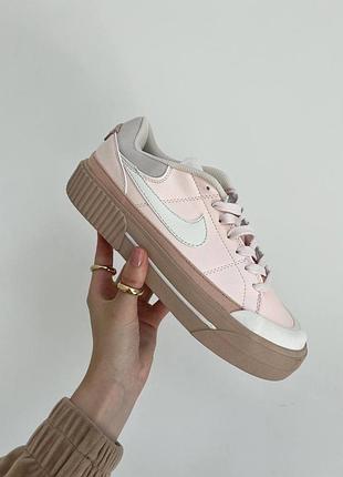 Кроссовки nike air barrage mid red