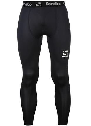 Черные спортивные компрессионные тайтсы ✨sondico✨лосины леггинсы спортивные термо штаны