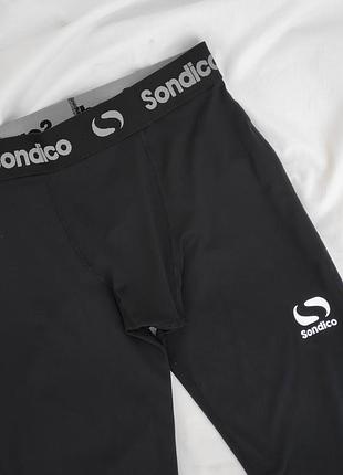 Черные спортивные компрессионные тайтсы ✨sondico✨лосины леггинсы спортивные термо штаны