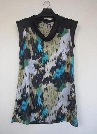 Легкое свободное мини платье принт абстракция от dtbenhams