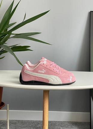 Женские кроссовки puma speedcat pink (36-41).