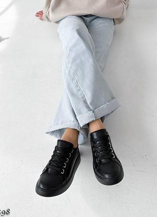 598▪️кеды в натуральной коже на кожаном подкладе