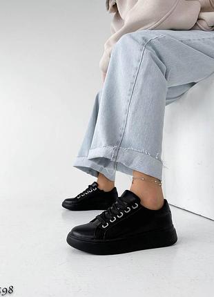 598▪️кеды в натуральной коже на кожаном подкладе