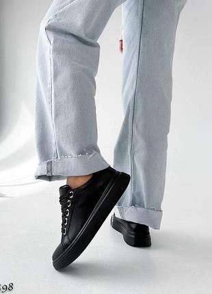 598▪️кеды в натуральной коже на кожаном подкладе