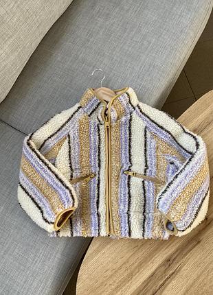 Куртка тедді zara / куртка на дівчинку zara