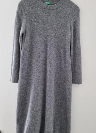 Платье миди, кашемир benetton (48)