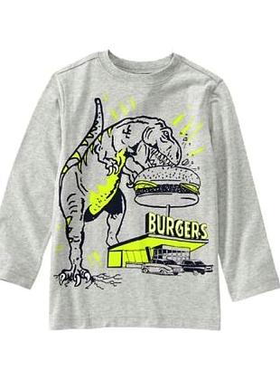 Реглан тонкий на хлопчика з динозавром крейзі 8