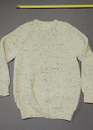 Плечі 50 см cottage knitwear by classic knits  оверсайз светр  size l 100% wool