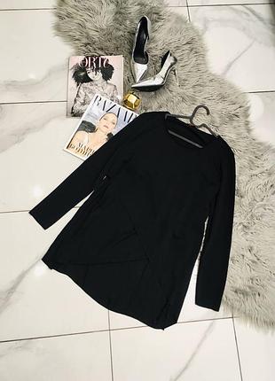 Асиметрична чорна кофта zara