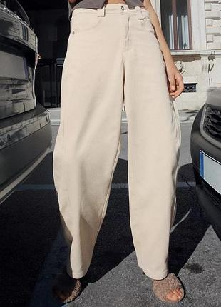 Штани брюки широкі штани zara, брюки широкие