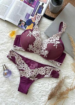 Красивый комплект белья intimissimi из коллекции pretty flowers🪻🌷
