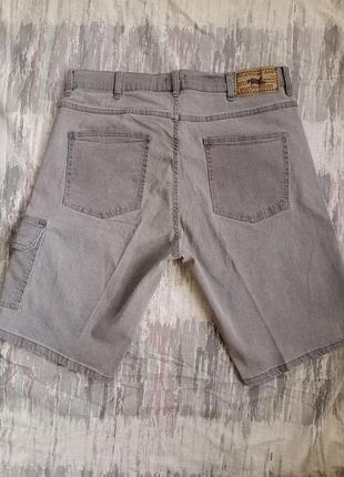 Шорты стрейч джинс крупные тонкий деним мужские батал франция atlas for men9 фото