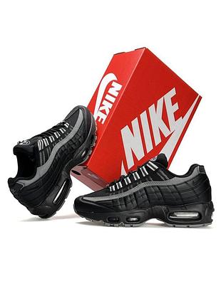 Чоловічі кросівки nike air max 95 all black grey