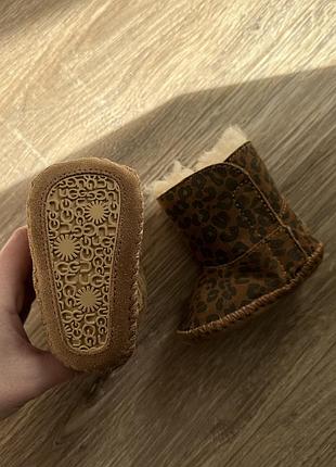 Угги ugg оригинал,капцы на девочку в леопардовом принте натуральные новые