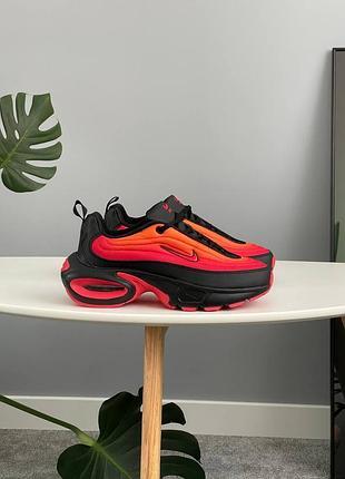 Мужские кроссовки nike air max portal trainers in black &amp; orange (41-45)