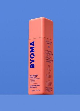 Освежающий спрей для лица balancing face mist byoma