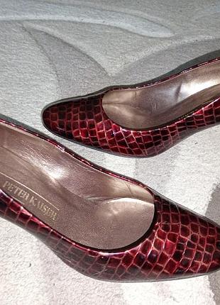 Туфли peter Gesteppte размер 7,5 42 41 кожа