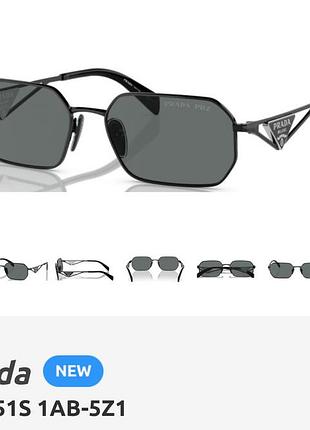 Солнцезащитные очки prada prada  pr a51s 1ab-5z1 оригинал