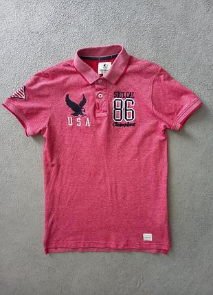 Брендовая футболка поло soulcal &amp; Co.
