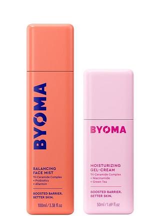 Набор бестселлеров для лица balancing face mist byoma moisturising gel cream moisturizing gel cream