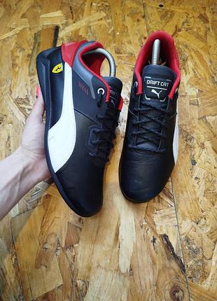 Кроссовки white puma ferrari drift cat delta trainers casual 306864-04