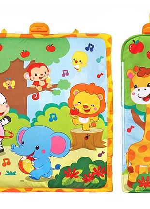 Vtech розвиваючий килимок джунглі з ростоміром giggle grow jungle playmat сша
