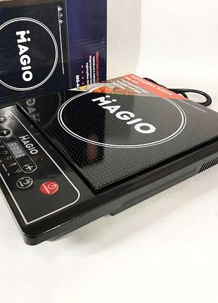 Настольная плита индукционная электрическая magio mg-441 1350 вт, сенсорные электроплиты, индукционная плита