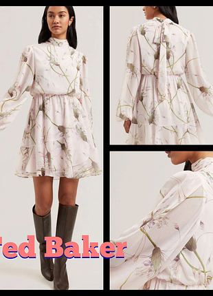 🩷ted baker. новое расклешенное платье