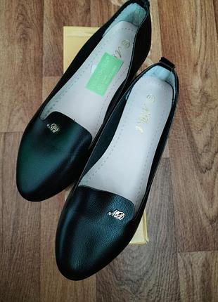 Шкіряні балетки 37р