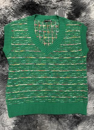 Жилет вʼязаний 😍 2