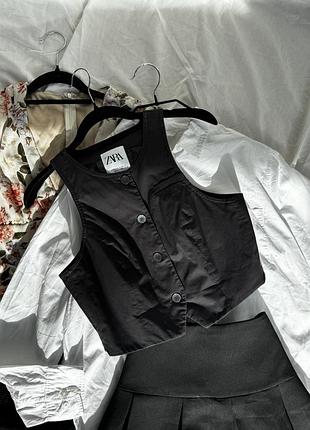Жилетка жилет костюмний zara