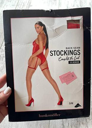 Чулки под пояс от hunkemoller размер s/m.