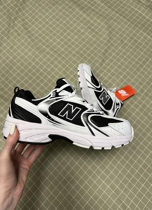 Женские спортивные кроссовки new balance 530 silver navy blue женская обувь