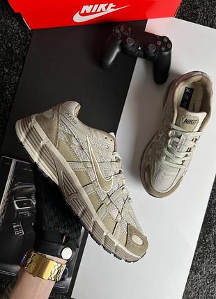 Мужские кроссовки nike p-6000 s reflective beige brown