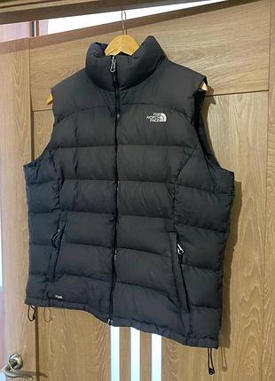Женская оригинальная жилетка на пуху the north face