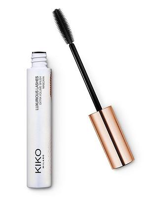 Тушь для увеличения объема kiko milano new luxurious lashes extra volume brush mascara, 11 мл