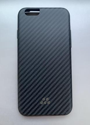 Чехол бампер для iphone 6 evutec karbon
